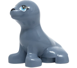 LEGO Pískově modrá Seal s Modrá Oči (17437 / 32906)