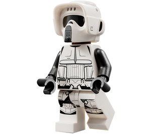 LEGO Scout Trooper (ženský) s Černá Paže Minifigurka