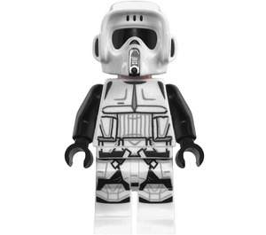 LEGO Scout Trooper s Černá Paže (Cheek Lines) Minifigurka