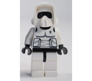 LEGO Scout Trooper s Černá Hlava Minifigurka