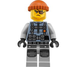 LEGO Žralok Army Thug Minifigurka s velkým brněním na kolena
