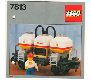 LEGO Shell Tanker Wagon 7813 Instrukce