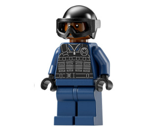 LEGO Štít Agent s Tactical Vesta (Muž) Minifigurka