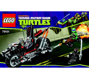 LEGO Shredder's Dragon Bike 79101 Instrukce