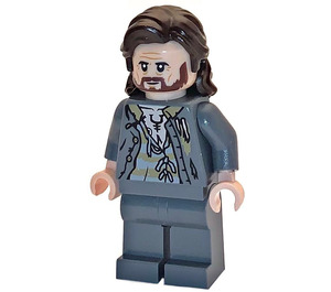 LEGO Sirius Černá s Dark Stone Šedá Vězeňská uniforma s Bunda Minifigurka