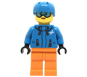 LEGO Skiier Minifigurka