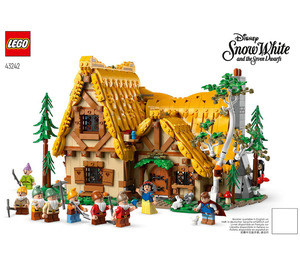 LEGO Snow White and the Seven Dwarfs' Cottage 43242 Instrukce