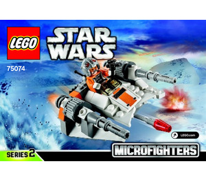 LEGO Snowspeeder Microfighter 75074 Instructions