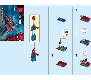 LEGO Spider-Man's Mini Pavouk Crawler 30451 Instructions