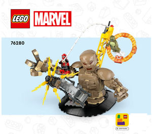 LEGO Spider-Man vs. Sandman: Final Battle 76280 Instrukce