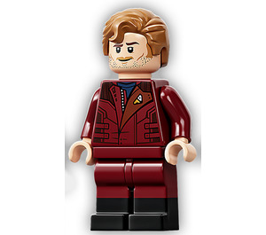 LEGO Star-Lord s Tmavě červená Nohy s Černá Boots Minifigurka