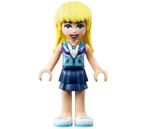 LEGO Stephanie s Modrá a Fialová Mikina s kapucí Minifigurka