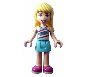 LEGO Stephanie s Modrá Sukně Minifigurka