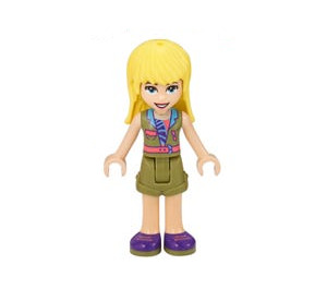 LEGO Stephanie s Zelená Košile a Šortky Minifigurka