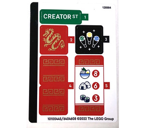 LEGO Sticker Sheet for Set 31131 (10100445)