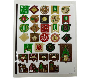 LEGO Sticker Sheet for Set 4002023 (10107525)