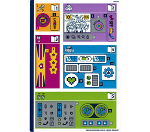 LEGO Sticker Sheet for Set 41346 (38016)