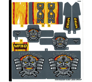 LEGO Sticker Sheet for Set 42119 (72181)