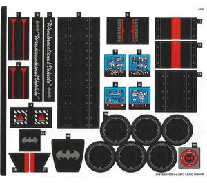 LEGO Sticker Sheet for Set 70917 (34378)