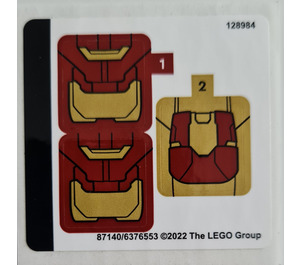 LEGO Samolepka Sheet for Set 76203 (87140)