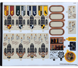 LEGO Sticker Sheet for Set 76399 (10100100)