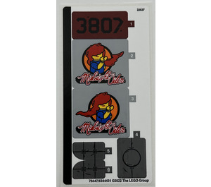 LEGO Sticker Sheet for Set 76947 (78447)