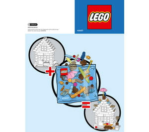 LEGO Summer Fun VIP Add-On Pack 40607 Instrukce