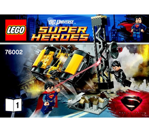 LEGO Superman: Metropolis Showdown 76002 Instrukce