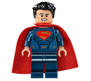 LEGO Superman s Dark Modrá Oblek a Rozcuchané vlasy Minifigurka