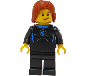 LEGO Surfař s Azure Wetsuit Minifigurka