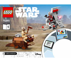 LEGO T-16 Skyhopper vs Bantha Microfighters 75265 Instrukce