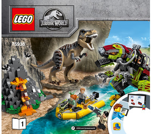 LEGO T. rex vs Dino-Mech Battle 75938 Instrukce