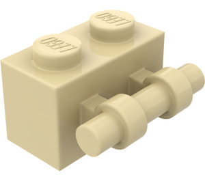 LEGO Barva opálení Kostka 1 x 2 s Rukojeť (30236)