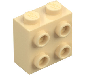 LEGO Barva opálení Kostka 1 x 2 x 1.6 s Cvočky na Jeden Postranní (1939 / 22885)