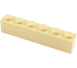 LEGO Tan Kostka 1 x 6 (3009)