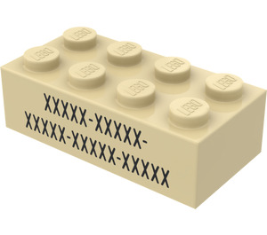 LEGO Kostka 2 x 4 s Minecraft Code (3001 / 47149)
