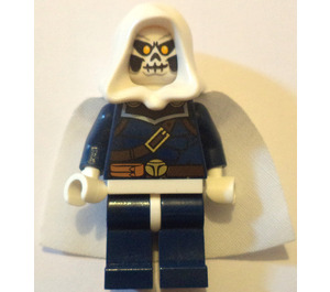 LEGO Taskmaster s Bílá Kapuce a Plášť Minifigurka