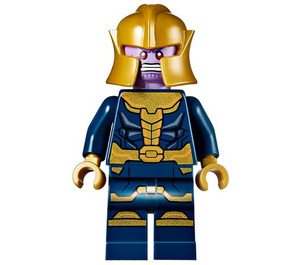 LEGO Thanos s Dark Modrá Paže a Helma s Printed Nohy  Minifigurka