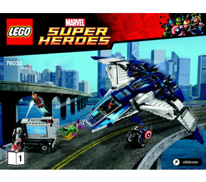 LEGO The Avengers Quinjet City Chase 76032 Instructions