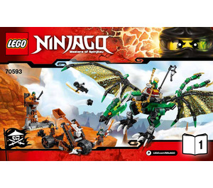 LEGO The Green NRG Dragon 70593 Instrukce