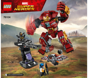 LEGO The Hulkbuster Smash-Up 76104 Instrukce