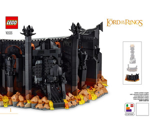 LEGO The Lord of the Rings: Barad-dûr 10333 Instrukce