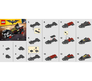 LEGO The Mini Ultimate Batmobile 30526 Instrukce