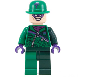 LEGO The Riddler s Zelená a Tmavě zelená Oblek Minifigurka