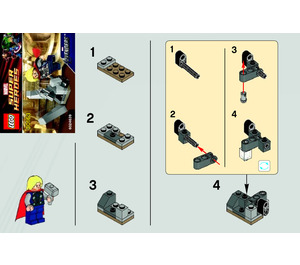 LEGO Thor and the Cosmic Cube 30163 Instrukce