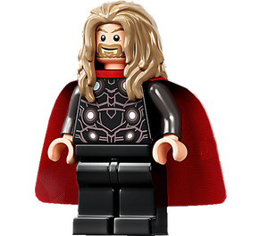 LEGO Thor s Černá Oblek a Dlouhé vlasy Minifigurka