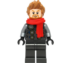 LEGO Thor s Pearl Dark Šedá Oblek a Šátek Minifigurka