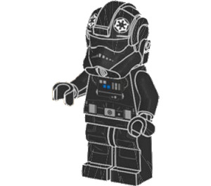 LEGO TIE Pilot (ženský) Minifigurka