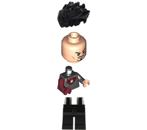 LEGO Tony Stark s Černá Horní a Partial Iron Muž Brnění Minifigurka