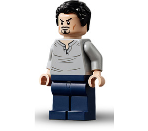 LEGO Tony Stark s Šedá Horní Minifigurka